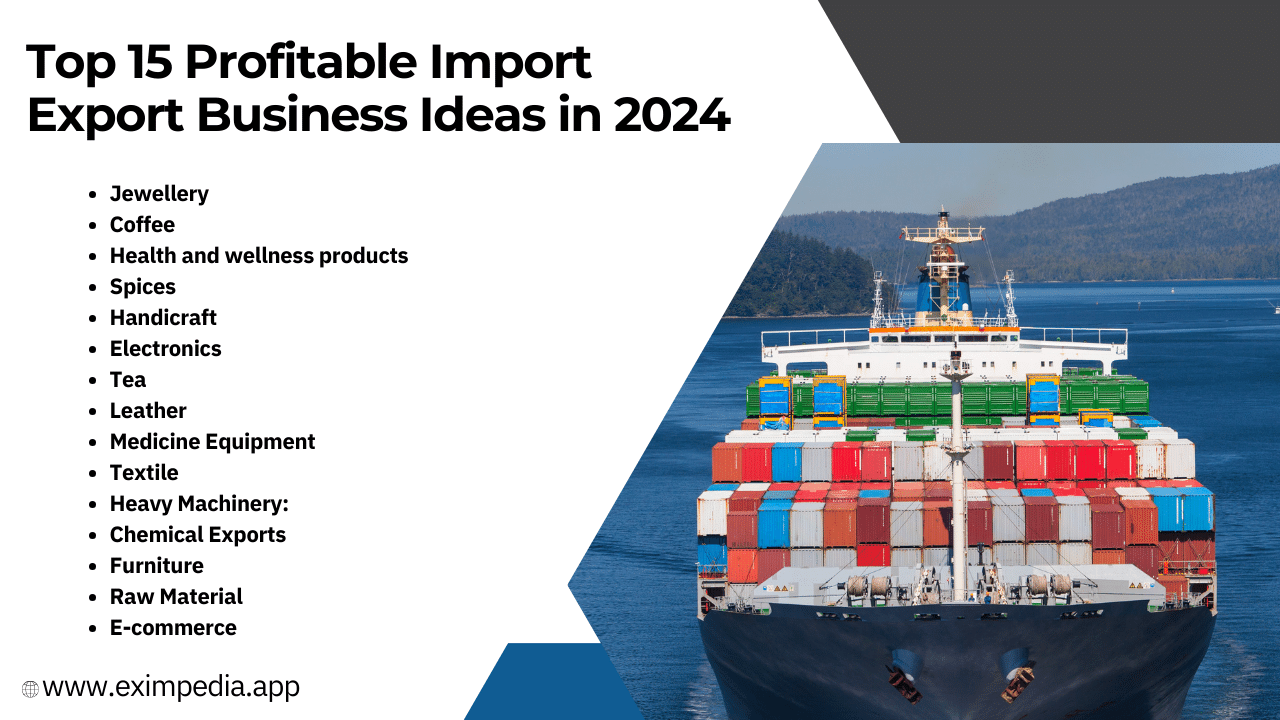 Top 15 Profitable Import Export Business Ideas in 2024