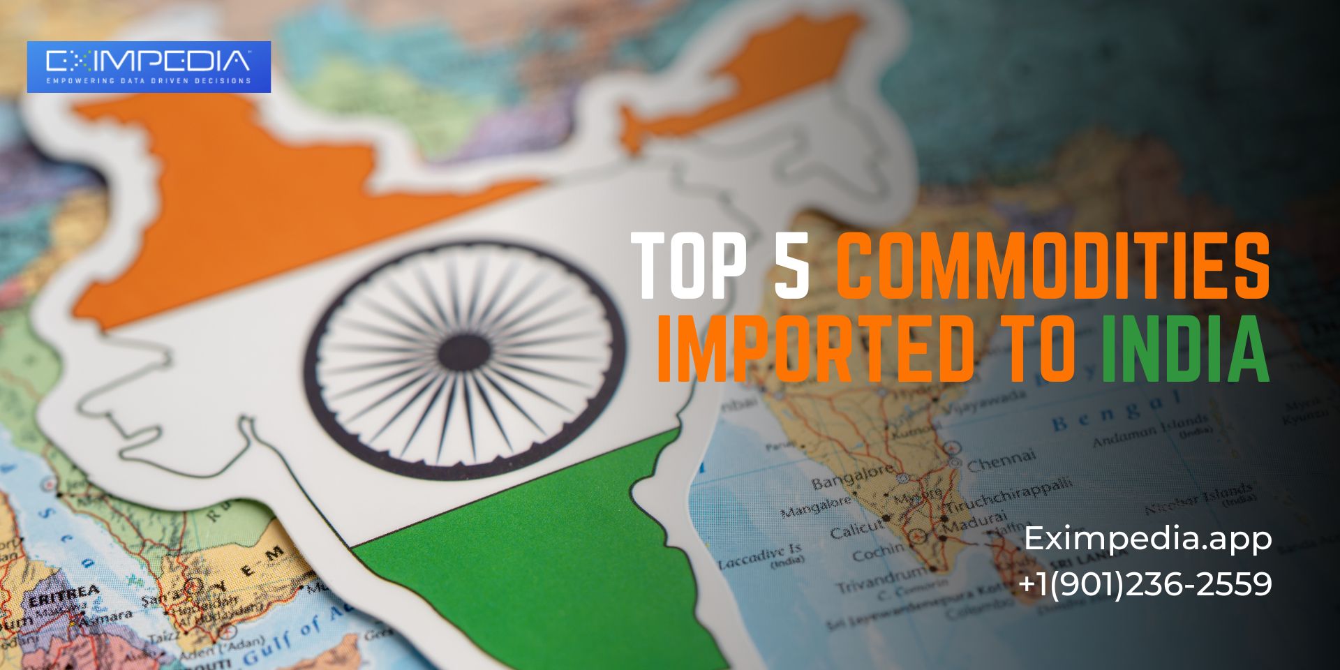 Top 5 commodities imported to India